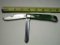Case XX USA, 6254 SS, Limited XX Edition, 1 of 2500, Double Blade, Green Co