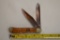 1993 Bulldog Brand Hammer Forged, Solingen Germany, Double Blade, Brown Col