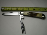 Case XX USA, V5254HBSS, Single Blade w/ Fork and Bottle Opener, Manmade Ant