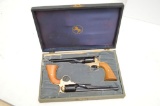 Pair of Colt Civil War Centennial Model 22 Short Single Shot Pistols - Cyli