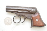 5 Shot Derringer Type Pistol, Wood Grips, Remington Elliot Pepperbox Derrin