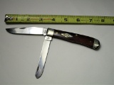 Case XX USA, 7254 SS, Double Blade, Manmade Wood Handle