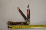 1995 Bulldog Brand, Hammer Forged, Solingen Germany, Double Blade, Brown/Gr