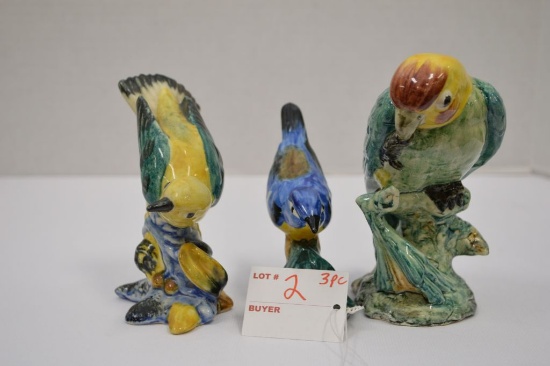 Group of 3 Stangl Pottery Birds