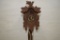 German Made Cuckoo Clock, 3 Birds and Leaves Decoration, 3 Weights and Pend