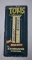 Vintage Tums Metal Thermometer, Made in USA, 9 x 4