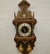 Warmink Holland Wall Clock w/ 2 Weights and Pendulum Inside, Man w/ World o