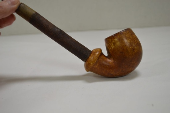 Unusual Wood Stem Pipe