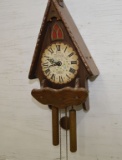 New England Clock Bristal Conn. Hark Prepare, 2 Weights, 3 Hammer Chimney C