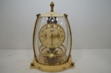 Schatz German Made Anniversary Clock w/ Matching Top, Face and Bottom Plate