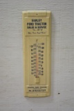 Vintage Metal Thermometer, 