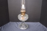 Clear Washington Drape Model B Aladdin Lamp w/ Chimney