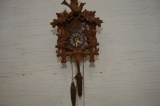 Cuckoo Clock, No Markings? 2 Weights, 12 x 7 1/2