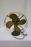 Emerson Electric Fan Model #741687, Brass Blades, 19 x 11