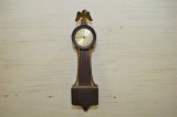 New Haven 12 Day Banjo Clock w/ Eagle on Top, 14