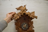 PoPPo Cuckoo Clock, Made in Japan, 2 Weights, 14 1/2 x 10 3/4