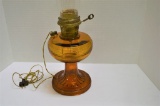 Electrified Amber Beehive Lamp