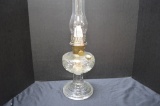 Clear Washington Drape Model B Aladdin Lamp w/ Chimney