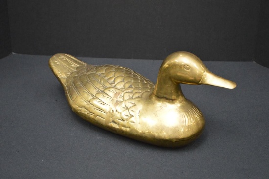 Brass Duck, 3/4 Solid