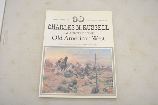 Charles M Russell "50 Large Poster Size Prints" Book