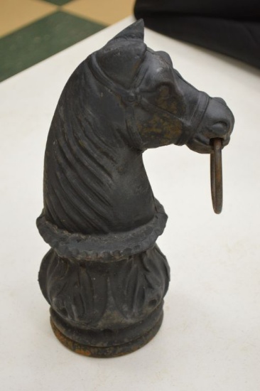 Cast Iron Horse Head Hitching Post Top