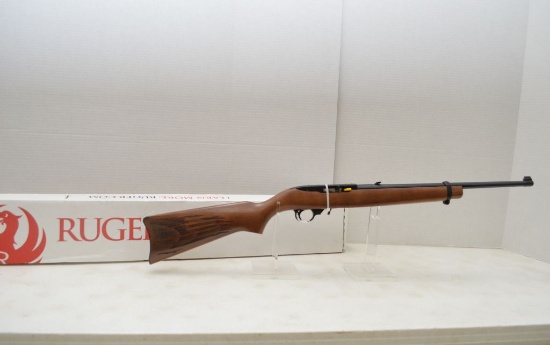 Ruger 10-22 Semi Auto Rifle, Distressed Flag, Engraved Stock, NIB w/ Access