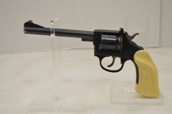 Iver Johnson Target .22 cal, Cream Colored Celluloid Type Grips, SN# 1871-I