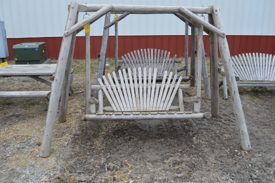 Wood Free Standing Swing