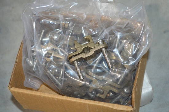 Morris Ground Lay in rebar Clamp ½-1”, 25 per box, 2 boxes