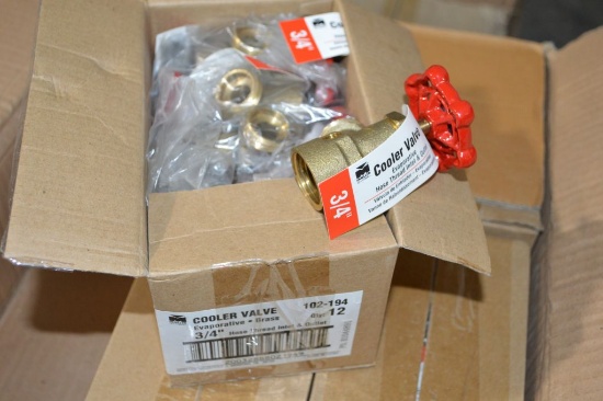 Mueller Global, Cooler valve, evaporative, brass, hose thread inlet & outle