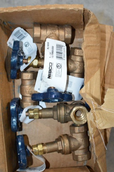 Nibco Bronze Gate Valve ½” Threaded 5 in box 4 boxes