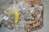 Assortment of Red Brass and Brass Bushings