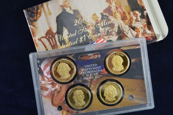 2007 United States Presidential Dollar Proof Set, All original packaging