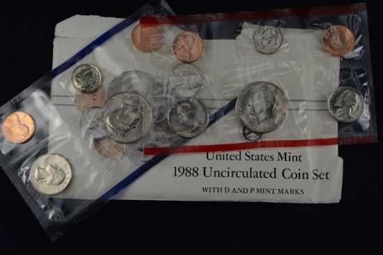 1988 United States Mint Set, All original packaging