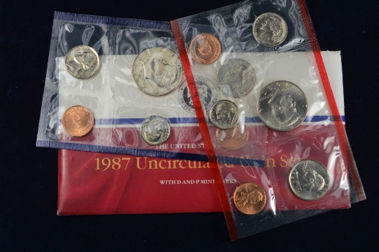 1987 United States Mint Set, All original packaging
