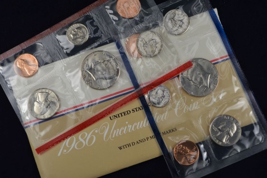1986 United States Mint Set, All original packaging