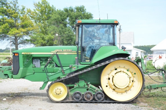 2001 John Deere 8410T, 5495 Hours, Cat 3 3Pt With Quick Hitch, 4 Electric S