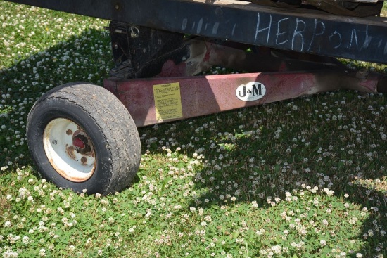 J&M Header Cart, For 8 Row Corn Head, Good Rubber, Telescopic Tongue