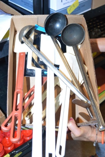 Group of Rubber Spatulas and Ladels