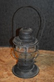 Handlan, Buck Mfg, St. Louis - Mo. P.A.C. Clear Globe Railroad Lantern w/ M