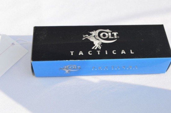 Colt Tactical – Black Handle Pocket Knife in Box (CT638 - # on the Box)
