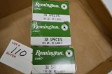3 Full Boxes of Remington 38 Special, 130 gr. MC (3xBid)