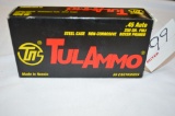 1 Box of 50 count Tulammo  .45 Auto Cal. 230 grain FMJ steel case
