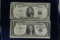 1 Silver 1957 Star Note $1, 1 Silver 1953 $5 Bill