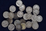 24 – 1930’s Mercury Dimes