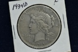 1934 D Peace Dollar