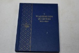 Whitman Album of Washington Quarters 1932-1964 w/ 54 Total Coins