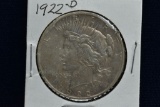 1922-D Peace Dollar