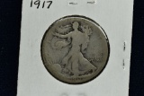 1917 Walking Half Dollars