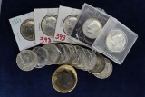 1 Roll of 1964 Kennedy Half & 16 – 1964 Kennedy Half